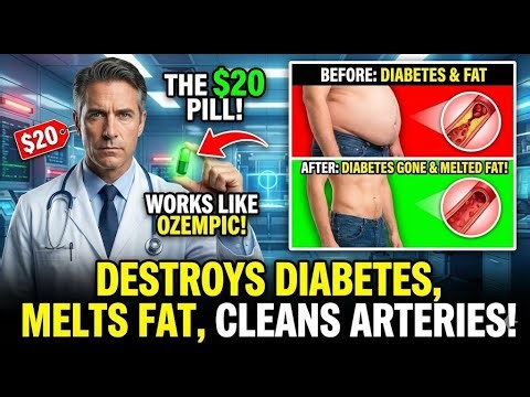 The $20 Pill That Works Like Ozempic: Destroys Diabetes, Melts Belly Fat, and Cleans Arteries