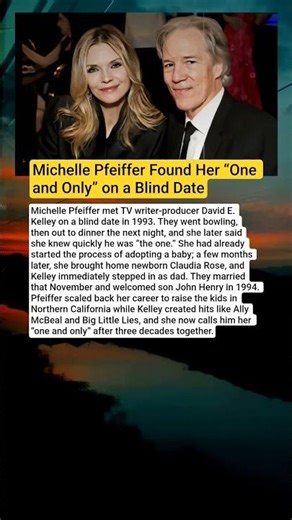 A Simple Blind Date Turned Into 30 Years of Love—Michelle Pfeiffer Knew He Was “The One” Instantly
