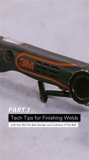 PART 1: Tech Tips for Finishing Welds 💥 Tackling some weld work in your upcoming repair? Here are 4️⃣ tips for getting the repair started with the 3M File Belt Sander paired with a Cubitron II File Belt. 👉 Tune in tomorrow for part 2! https://s.3m.com/w7geuu #3mcollision #3mcubitron #collisionrepair #filebelt #filebeltsander #welding #powertools | 3M Collision Repair
