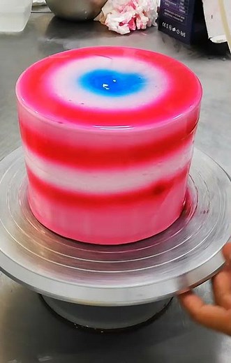 how to make colour full cake at home #shortvideos