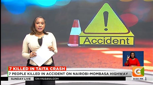 7 Killed In Taita Crash: 7 people killed in accident on Nairobi-Mombasa Highway The accident occurred at the Miasenyi area in Voi Police say matatu collides with lorry while overtaking Ill-fated matatu travelled from Wote to Mombasa #CitizenSundayLive | Citizen TV Kenya