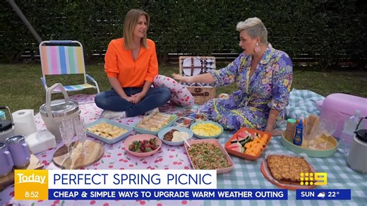 6.3K views · 53 reactions | It's picnic season!  There's nothing better to do in spring than go on a picnic, and we have a few tips for you on how to set up the perfect one. #9Today | WATCH LIVE 7am | TODAY | Facebook