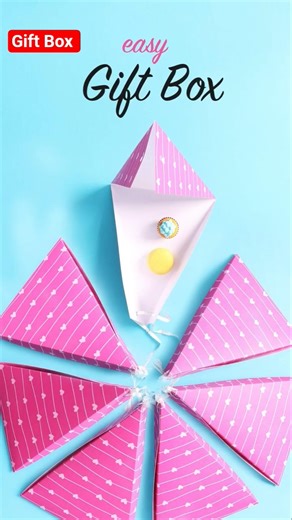 Gift Box Making 👍 #artandcraft #craftyhome #papercraft #homemadepapercraft