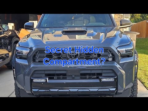2025 Toyota 4Runner TRD SPORT - Secret Hidden Compartment?