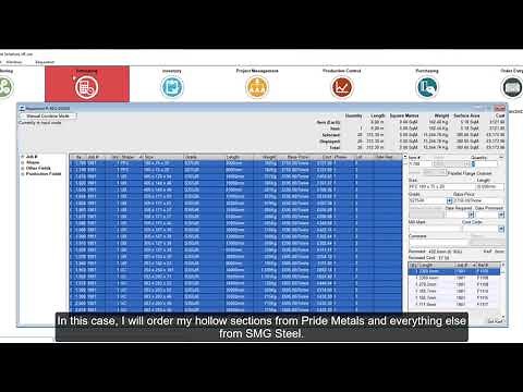 Material Management in Tekla PowerFab