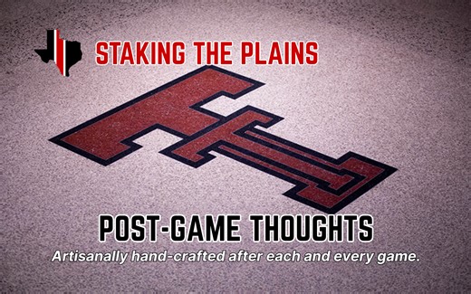 Post-Game Thoughts: Texas Tech 70, West Virginia 63