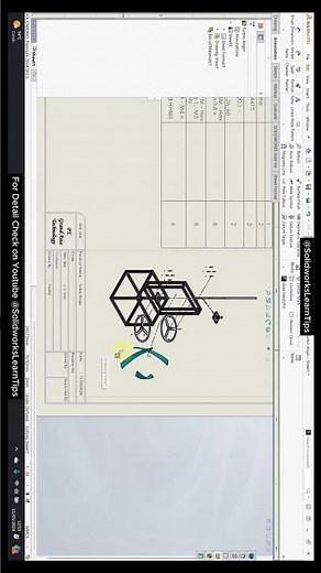 Solidworks Assembly Drawing BOM Table