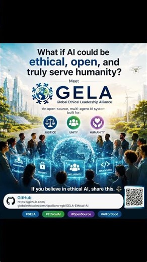 What If AI Could Be Ethical & Open Source? Meet GELA 🤖⚖️