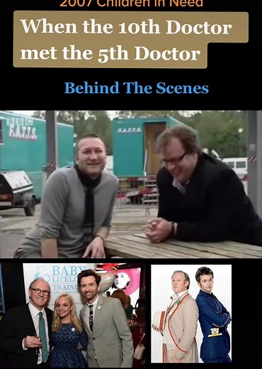 Hilarious mini episode if you haven't seen Time Crash it's on YouTube #doctorwho #drwho #tardis #peterdavison #fifthdoctor #tenthdoctor #davidtennant