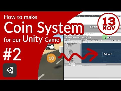 How to make Coin Display Text, Saving and Retreiving Coin Data | Unity Coin System Tutorial #2