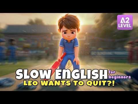 He Missed the Ball Again! | Easy English Listening Story (A1 - A2 Level)