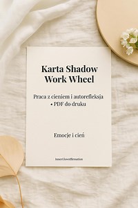 Shadow Work Wheel Card – Emotions and the Shadow • Working With Emotions and the Subconscious (PDF for Printing, Print Friendly) - Etsy