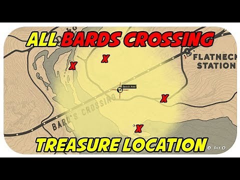 ALL Bards Crossing Treasure Map Location
