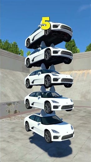 America 🇺🇸! How Many Of These 🐈🐈‍⬛ Cute Cat Cars Can Create a Perfect Stack? 🙀🙀🚗
