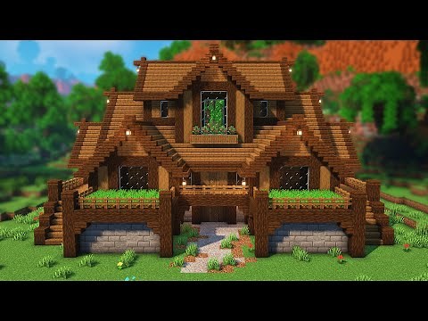 Minecraft: Ultimate Survival Wooden House Tutorial🏠