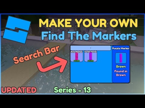 How to Make a Find the Marker Game in Roblox Studio | Part 13 | Search Bar