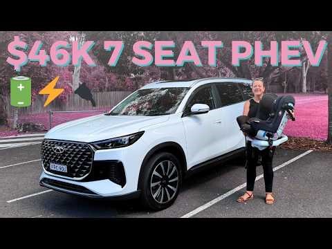 2025 Chery Tiggo 8 PHEV Family Review: 3 Car Seats, Boot Space & 7-Seat Test