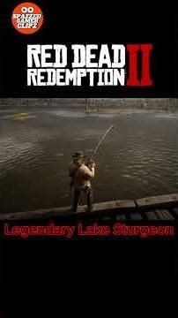 Red Dead Redemption 2 Legendary Lake Sturgeon #reddeadredemption2 #rdr2#gaming #shorts#rockstargames