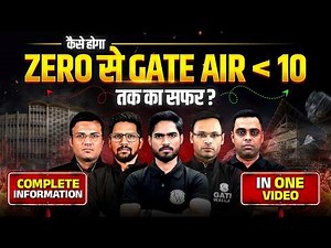 Zero to Top Rank in GATE | Complete Preparation Guide in One Video