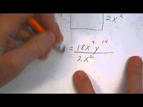 Algebra 1 NOTE Solving Area of a Rectangle with Exponents in Width or Length