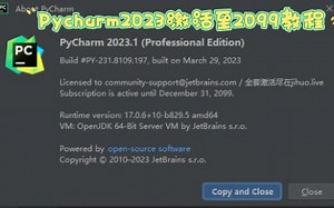 pycharm2023最新激活教程，一键2099