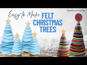How to Make a Felt Christmas Tree