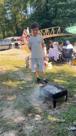 Onur relit the dying barbecue #shorts