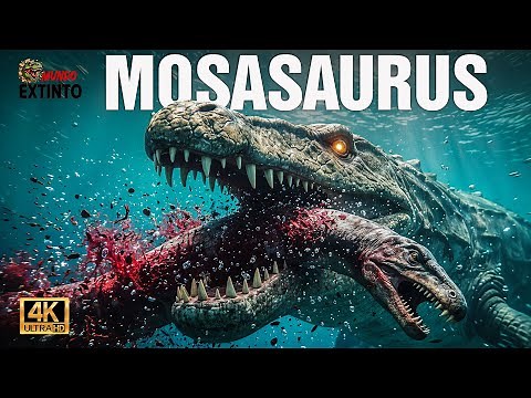 Mosasaurus: El Soberano Inigualable de los Mares #dinosaurios | Mundo Extinto