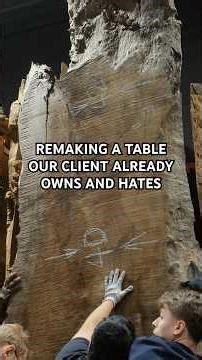 Remaking Tables Our Client Already Owns & Hates #remake #consoletable #woodworking #remake #wood