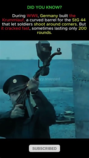 The Bizarre Curved Gun of WW2 #shorts