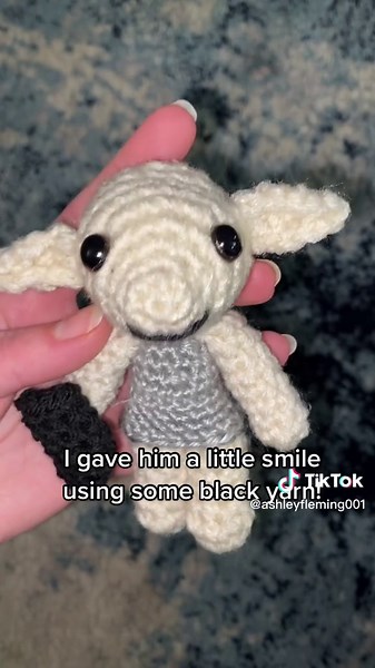 The last part of the Dobby the house elf tutorial!! Part 6: the arms and the sock! 🧦 #fyp #foryou #foryoupage #handmade #crochet #crochetersoftiktok #amigurumi #dobby #dobbythehouseelf #dobbyisfree #harrypotter #tutorial #howto #2023 #smallbusinessowner #smallbusiness #GetCrackin #catsortinghat