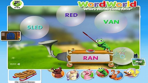 WordWorld - Frogs Rhyming Machine - WordWorld Games - PBS Kids