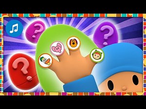 🥚 🎵 SURPRISE EGGS: FINGER FAMILY [Learn colors] | Nursery Rhymes & Baby Songs - Pocoyo