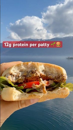 High-Protein Vegan Burger Patties🍔