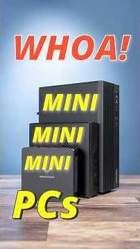 Minisforum Desktop PCs | Small, Smaller, Smallest!