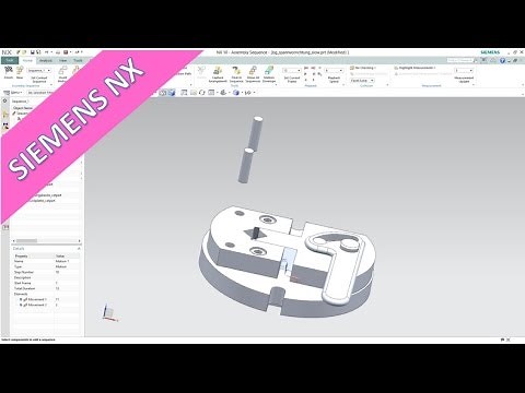 Sequence Siemens NXnx 10 Training - Animation Squence