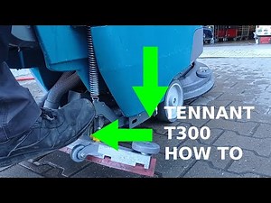 Tennant T300 Floor cleaner How to use Picnic FCA