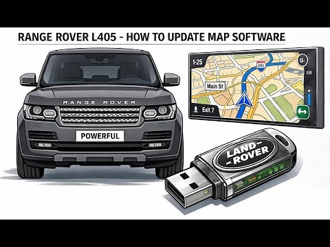 Update Map data on Range Rover L405 SatNav Navigation Software - not easy !