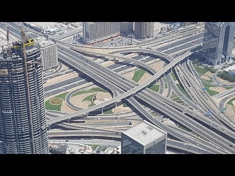 Sheikh Zayed Road Day Time | Dubai Roads FHD 1080