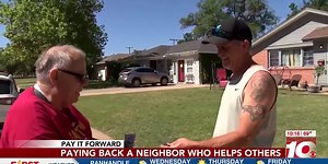 Paying back a neighbor who helps others