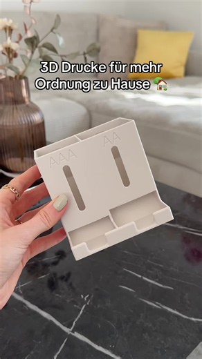 3D Drucke für mehr Ordnung zu Hause: clevere Organizer & Hacks