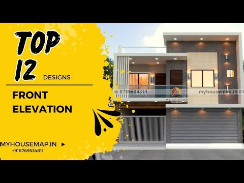 12 Best front elevation design for your house