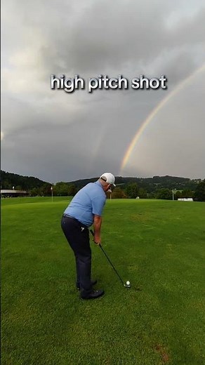 how to hit a high pitch shot in golf! #golf #golfprodave #golfswing