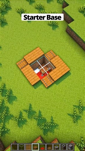 Charles MC on Instagram: "Minecraft Starter Base! Follow me for more Tutorials Minecraft❤️ Save this video and share at friends🤩#reels #minecraftideas #minecraftbuilds #minecraftpc #minecraftmemes #minecraft #minecraftinspirations #minecrafttutorial #minecraftdaily #minecrafthacks #minecraftonly #minecraftbuildings #charlesmc #trending"