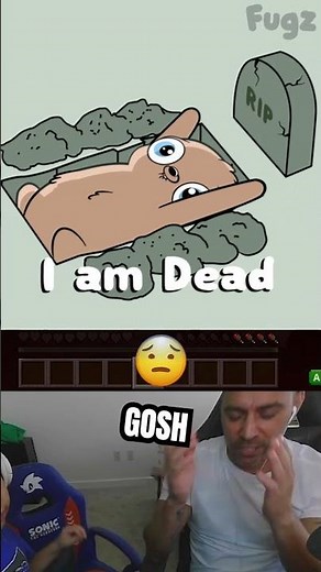 Dad Died in Hardcore Minecraft and the Disappointment Was REAL 😭💀⛏️ #Shorts #ShilohsCrib