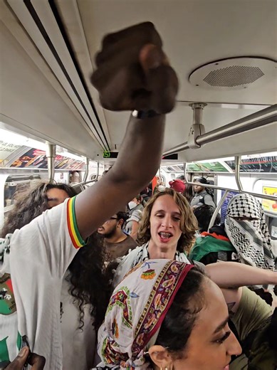 THE 5 TRAIN TO BROOKLYN #fyp #newyork #subway #granmys #nba | subway new york