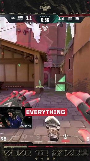 Aspas and the Bladstorm are a perfect combo! #valorant #valorantchampions #shorts