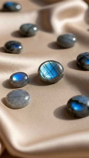 ✨ Labradorite is a stone of quiet surprises. At first it looks simple and gray — and then a blue flame appears inside, just for a moment. This effect is real and natural: microscopic layers inside the stone reflect light and create that sudden burst of color. If this hidden blue glow speaks to you, send me a message. I can reserve labradorite beads for a custom piece. ⚜️ Midan Jewelry #midanjewelry #bellemiaboutique #labradorite #labradoritejewelry #naturalstones #gemstonejewelry #handmadejewelr