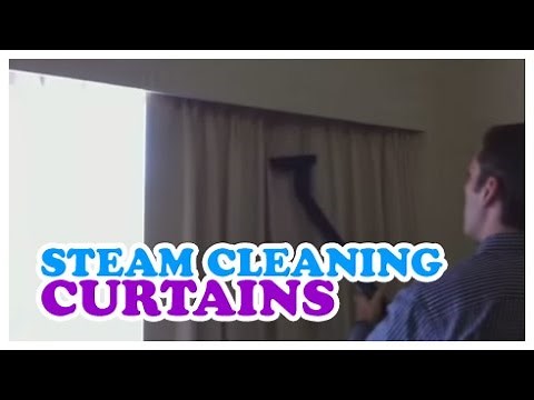 Steam Cleaning Curtains