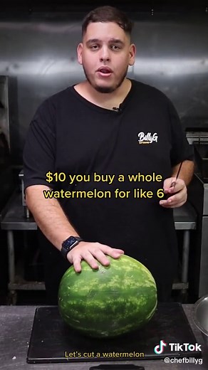 How to Cut Watermelon in Triangles | Easy Triangle Cut